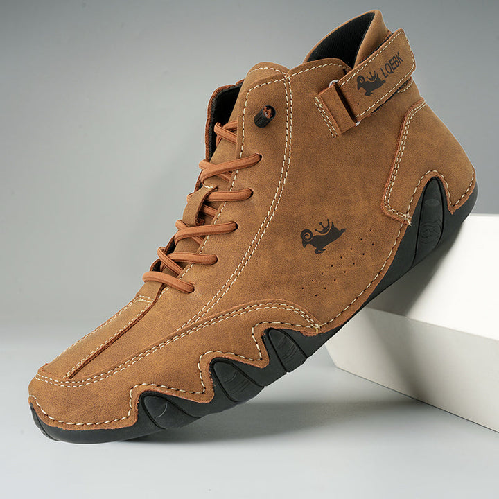 Wandelschoenen Heren - leren - orthopedisch voetbed