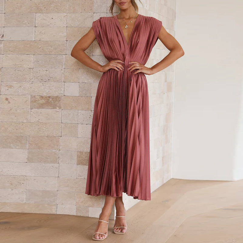 Elegante Damesjurk met V-hals