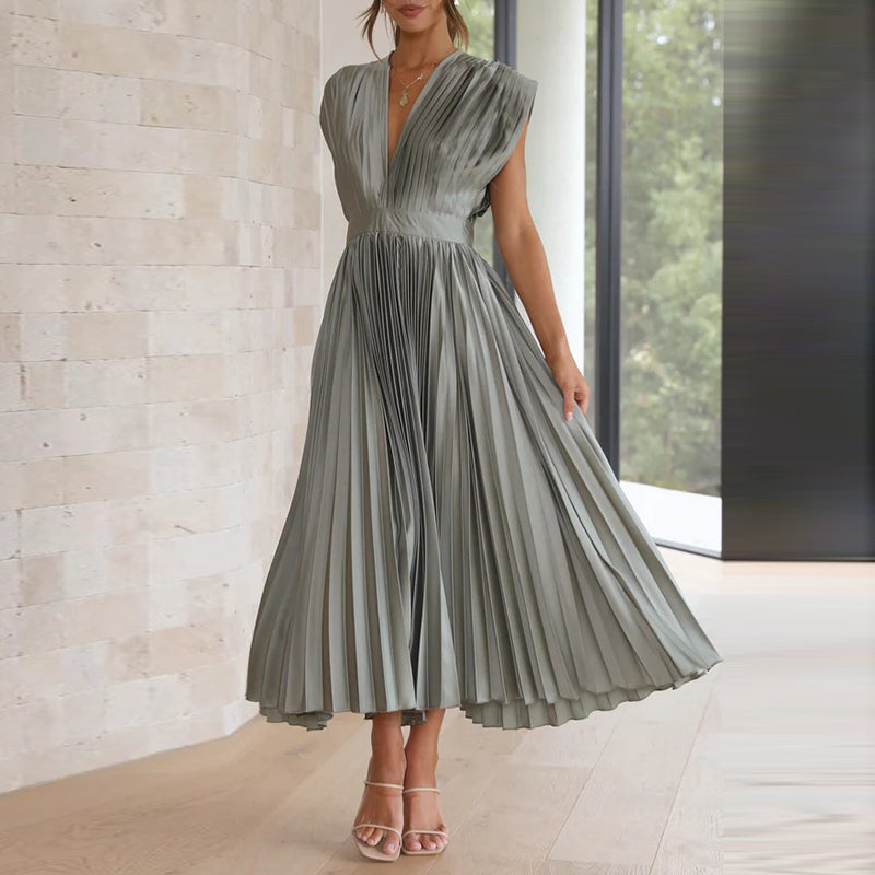 Elegante Damesjurk met V-hals