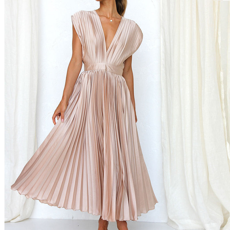 Elegante Damesjurk met V-hals