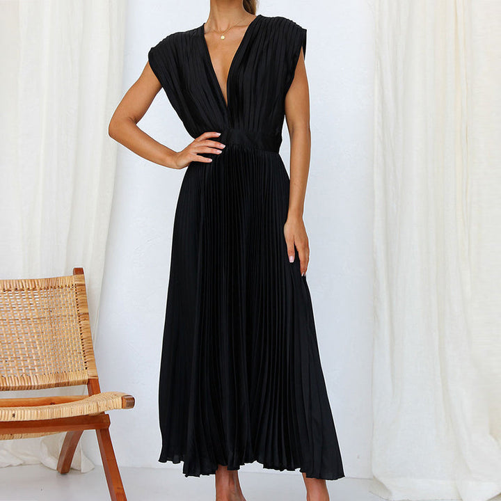 Elegante Damesjurk met V-hals