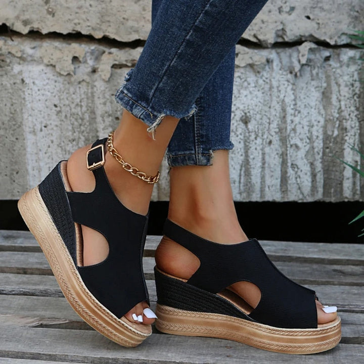 Wedge sandalen extra support dames zomer 2025