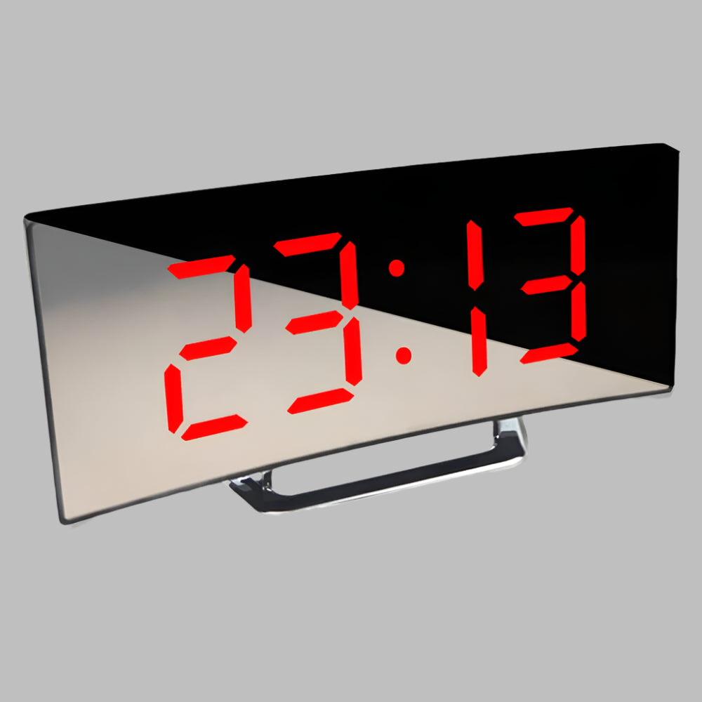 Gebogen LED-wekker