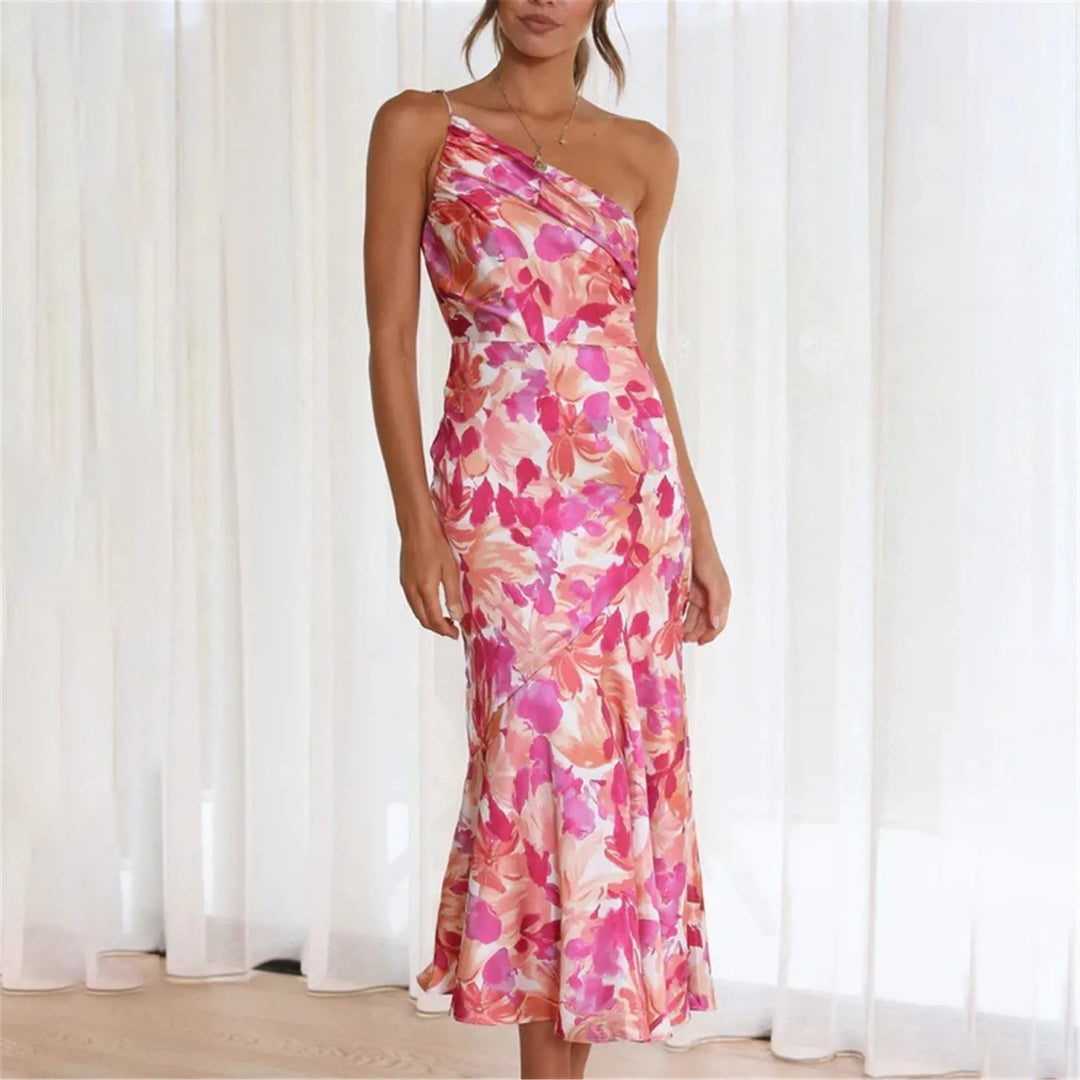 Primrose – Elegante Roze Bloemenjurk