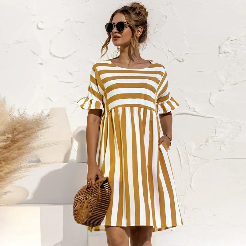 Irina – Elegante Jurk met Stijlvolle Pasvorm