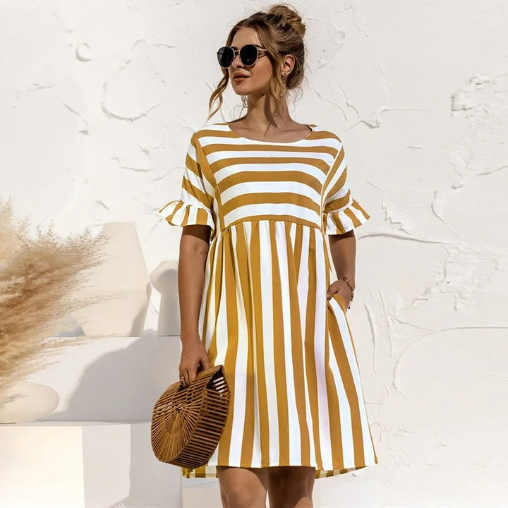 Irina – Elegante Jurk met Stijlvolle Pasvorm