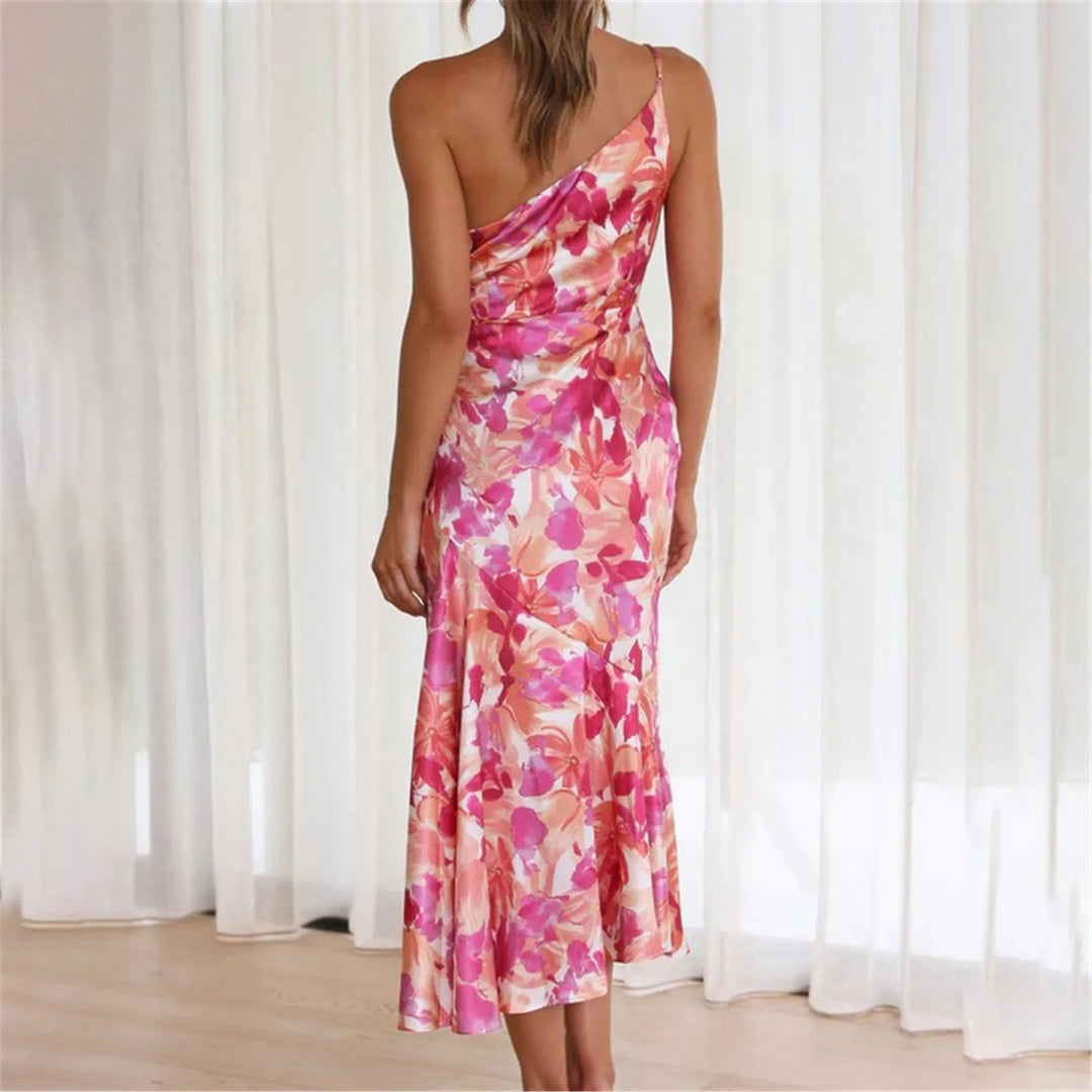 Primrose – Elegante Roze Bloemenjurk