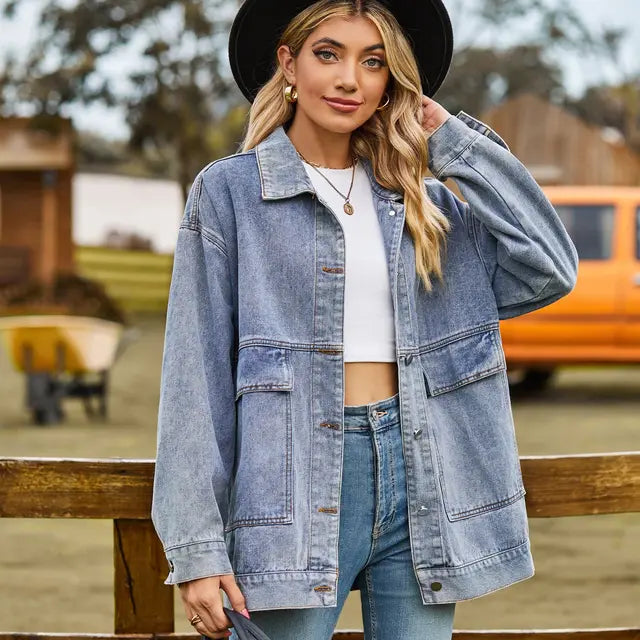 Jasmijn – Tijdloos Denim Jack Voor Dames