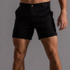 Herenkorte strandbroek met knopen