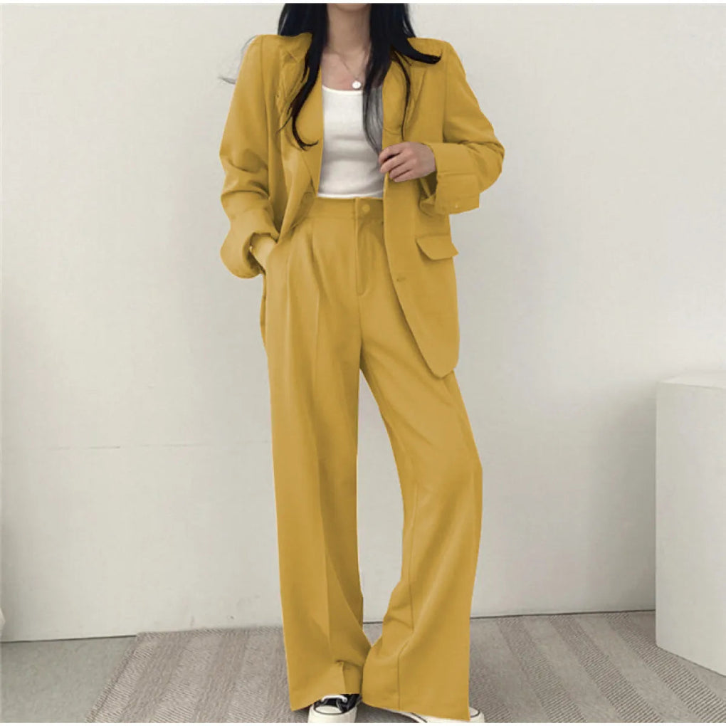 Tweedelige Blazer Set Dames