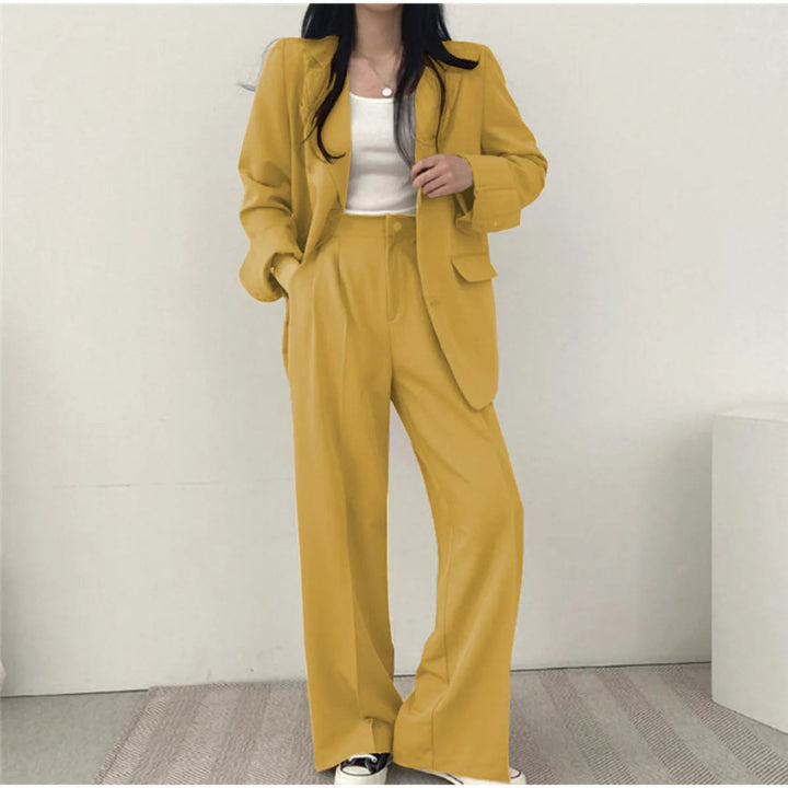 Tweedelige Blazer Set Dames
