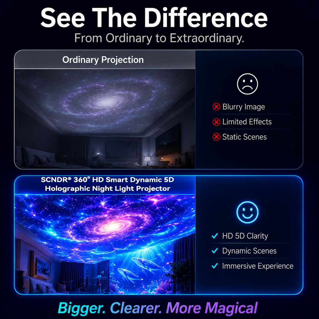 360° Dynamische Galaxy-sterrenhemelprojector nachtlampje met zwanenhals en USB-voeding
