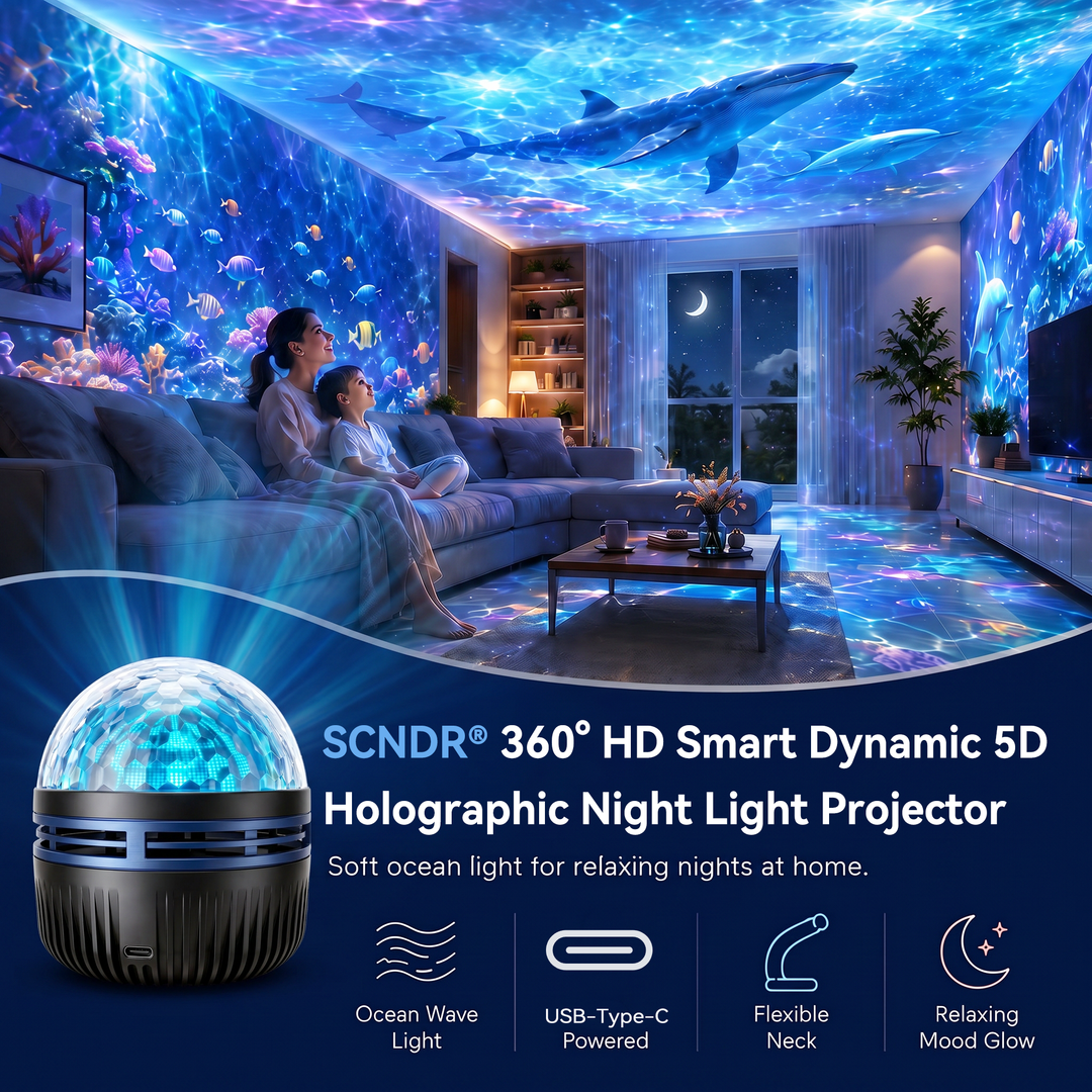 360° Dynamische Galaxy-sterrenhemelprojector nachtlampje met zwanenhals en USB-voeding
