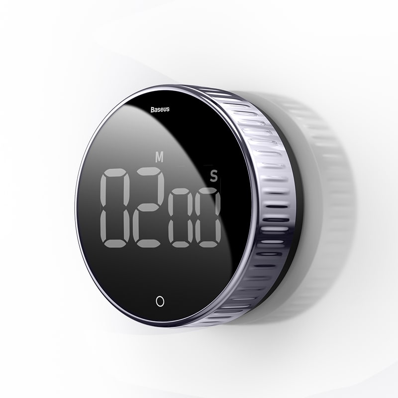 10-minutenklok-timer met afteltijd van 30 minuten, digitale keukenwekker met magnetische achterkant en draaibare rand