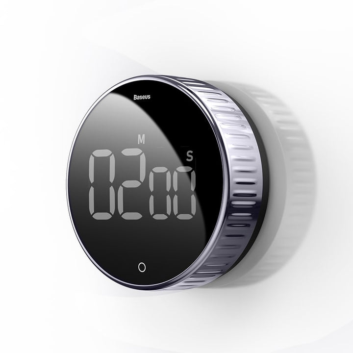 10-minutenklok-timer met afteltijd van 30 minuten, digitale keukenwekker met magnetische achterkant en draaibare rand