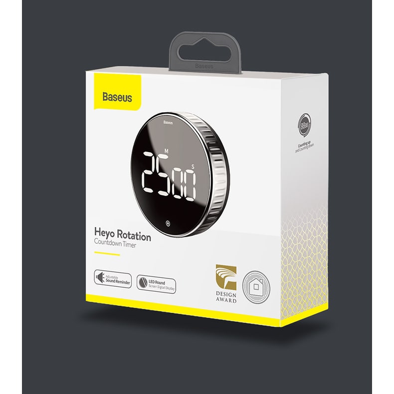 10-minutenklok-timer met afteltijd van 30 minuten, digitale keukenwekker met magnetische achterkant en draaibare rand