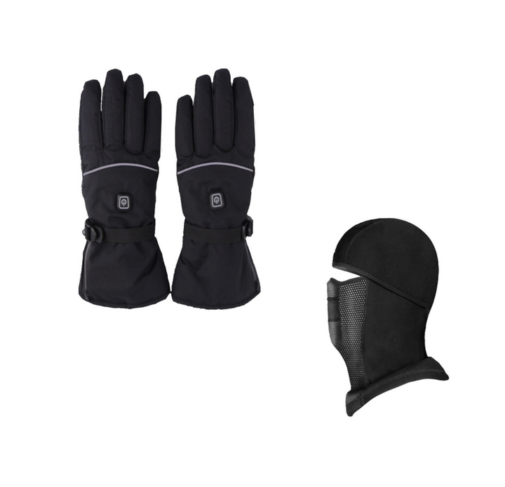 Verwarmde skihandschoenen met antislip palm en 3 standen