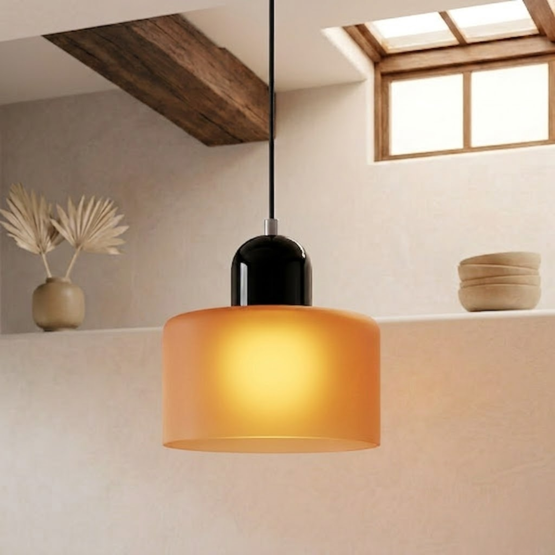 Ringhanglamp met uitgebreid halo-ontwerp
