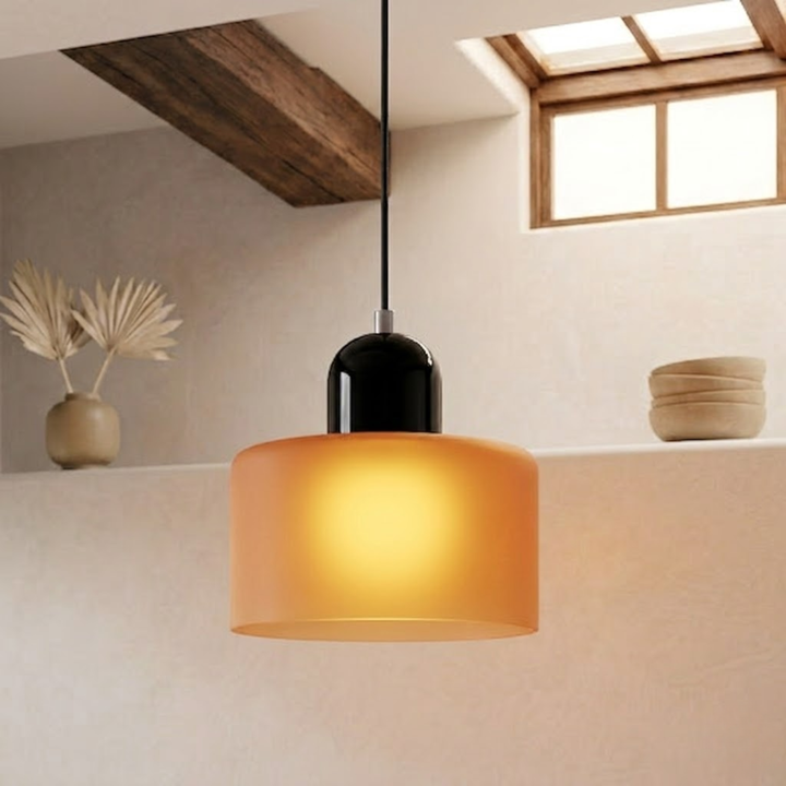 Ringhanglamp met uitgebreid halo-ontwerp