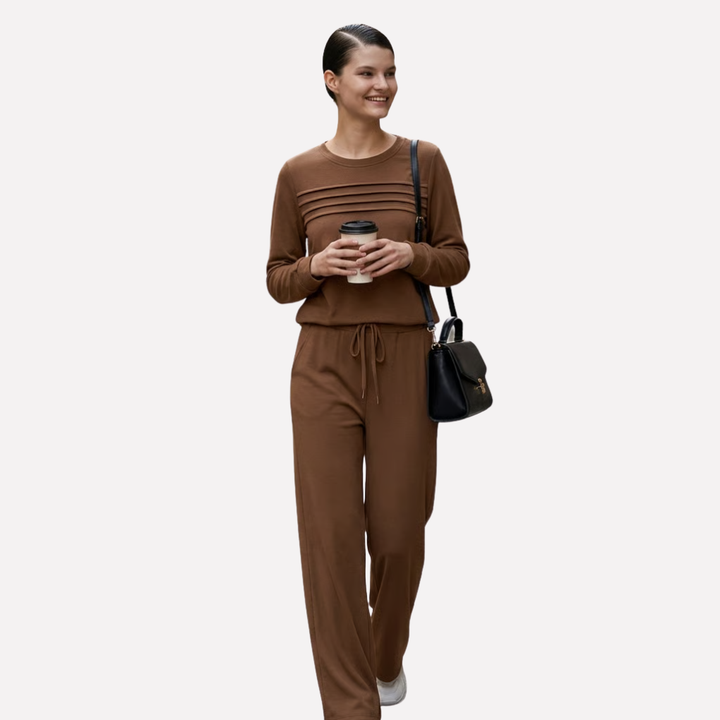 Trendy Twee‑delige Lounge Set voor Vrouwen – Perfect voor Ontspanning