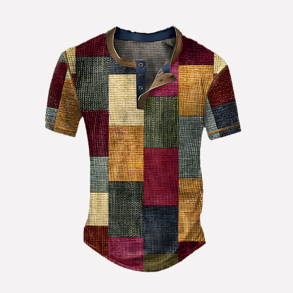 Heren Waffle Breisel Casual T-shirt