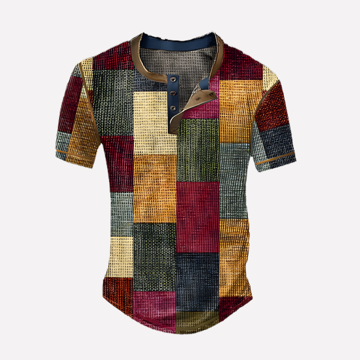 Heren Waffle Breisel Casual T-shirt