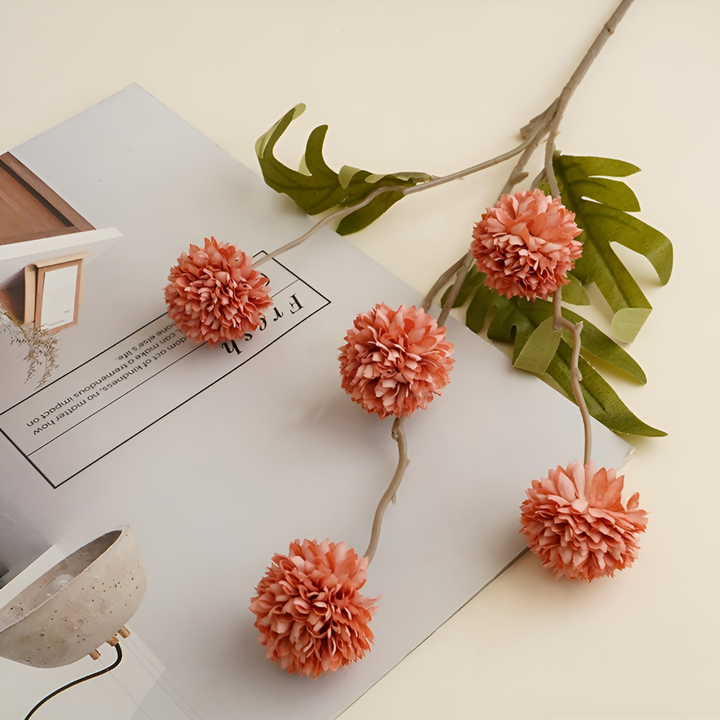 10 Stelen Zijden Kiku Bloemen