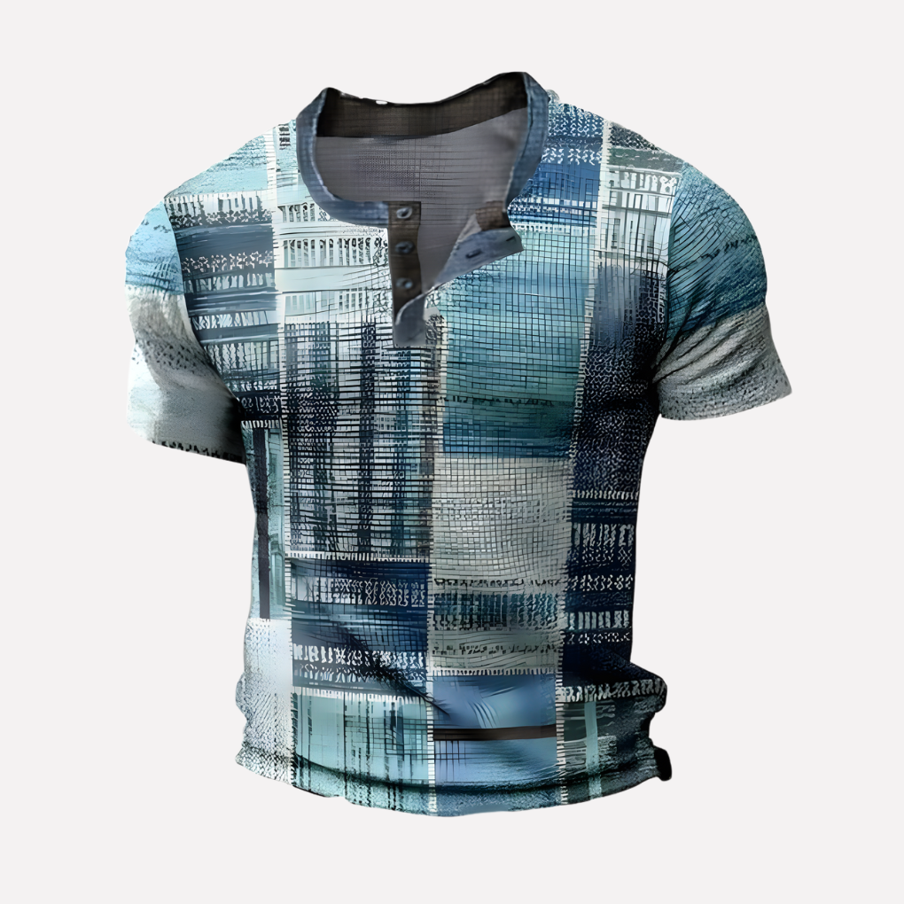 Heren Waffle Breisel Casual T-shirt