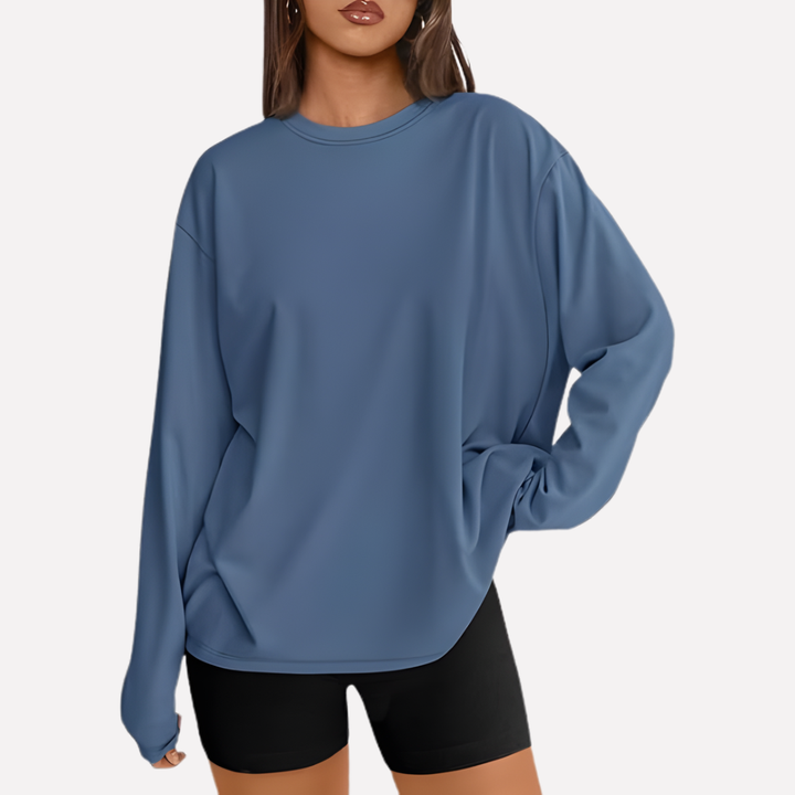 Vrouwen Oversized Lange Mouwen Shirt