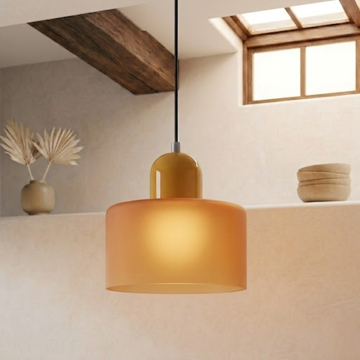 Ringhanglamp met uitgebreid halo-ontwerp