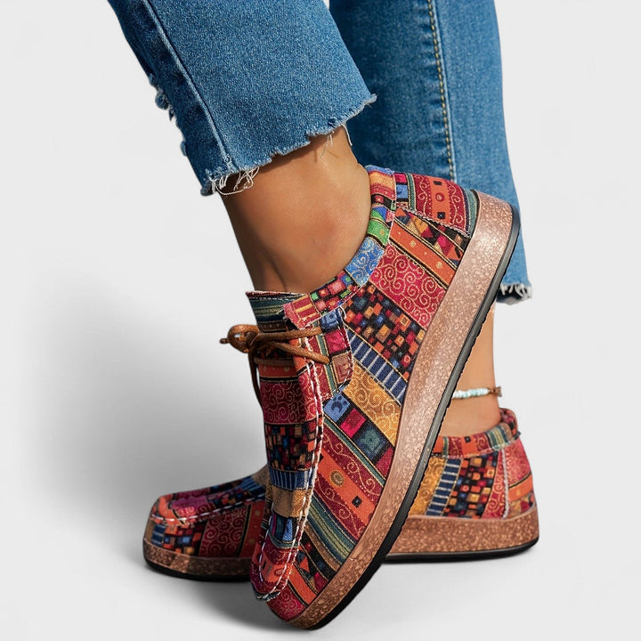 Kleurrijke comfortsneakers