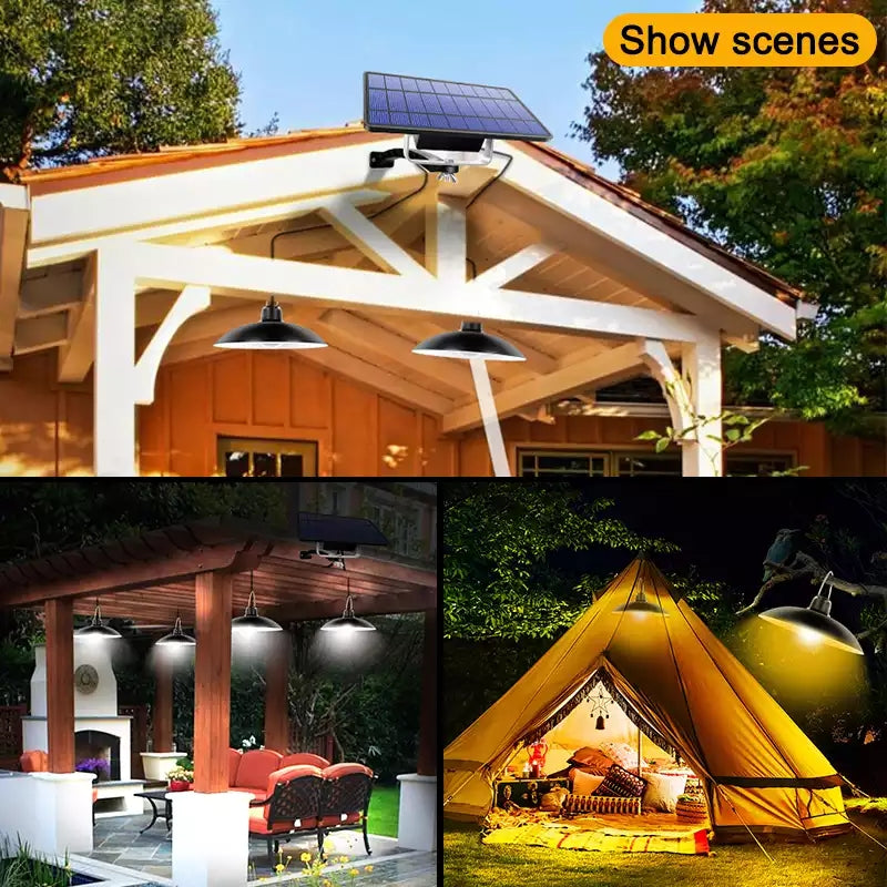 Draadloze Solar LED Lampenset met Afstandsbediening – TwinRay