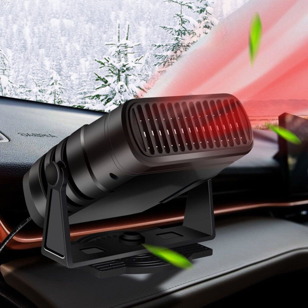 12V autokachel met 360° draaibare voet en koelstand