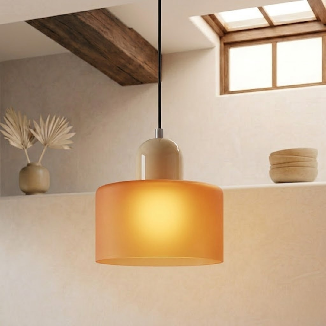 Ringhanglamp met uitgebreid halo-ontwerp