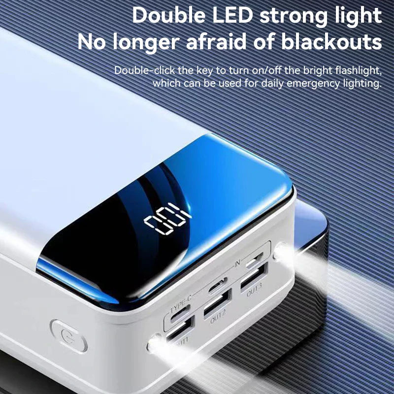 50,000 mAh Powerbank met Supersnelle Oplading