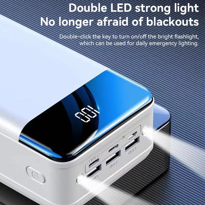 50,000 mAh Powerbank met Supersnelle Oplading