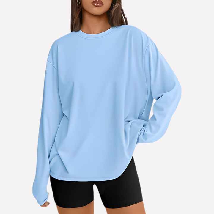 Vrouwen Oversized Lange Mouwen Shirt