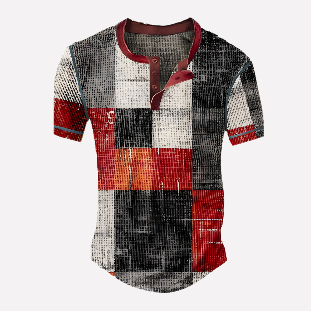 Heren Waffle Breisel Casual T-shirt