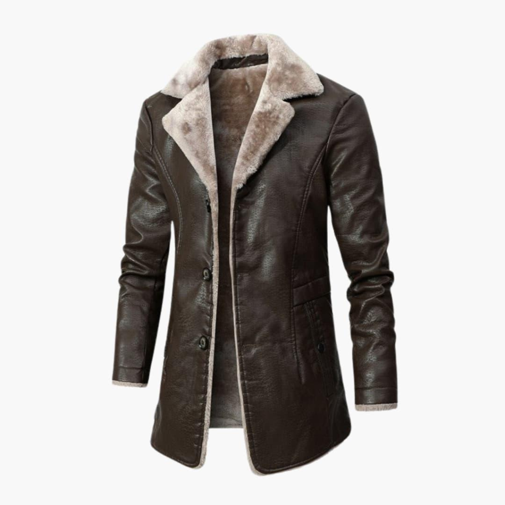 Wollen Winterjas – Elegante Jas voor Mannen, Warm