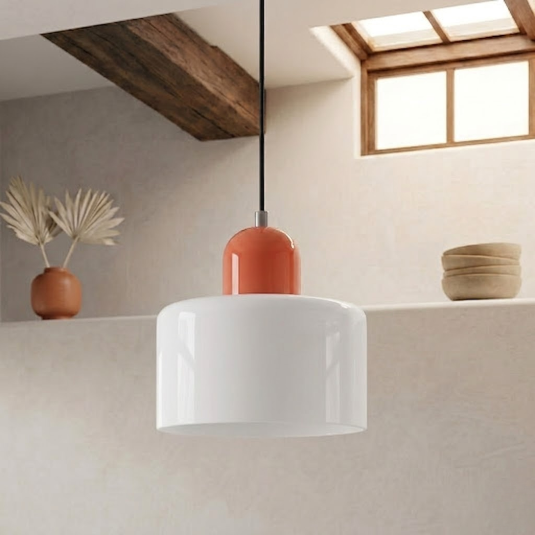 Ringhanglamp met uitgebreid halo-ontwerp