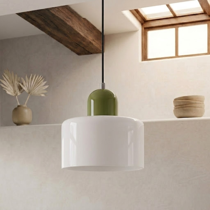 Ringhanglamp met uitgebreid halo-ontwerp