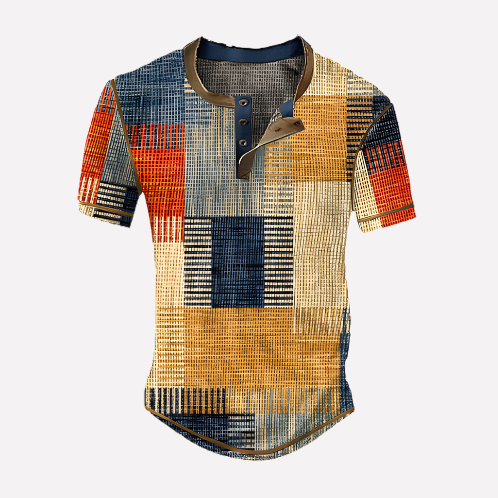 Heren Waffle Breisel Casual T-shirt