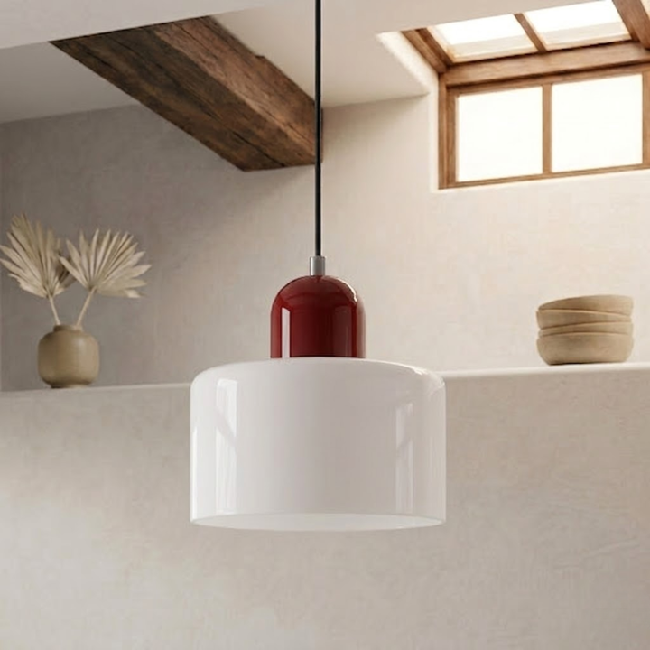 Ringhanglamp met uitgebreid halo-ontwerp