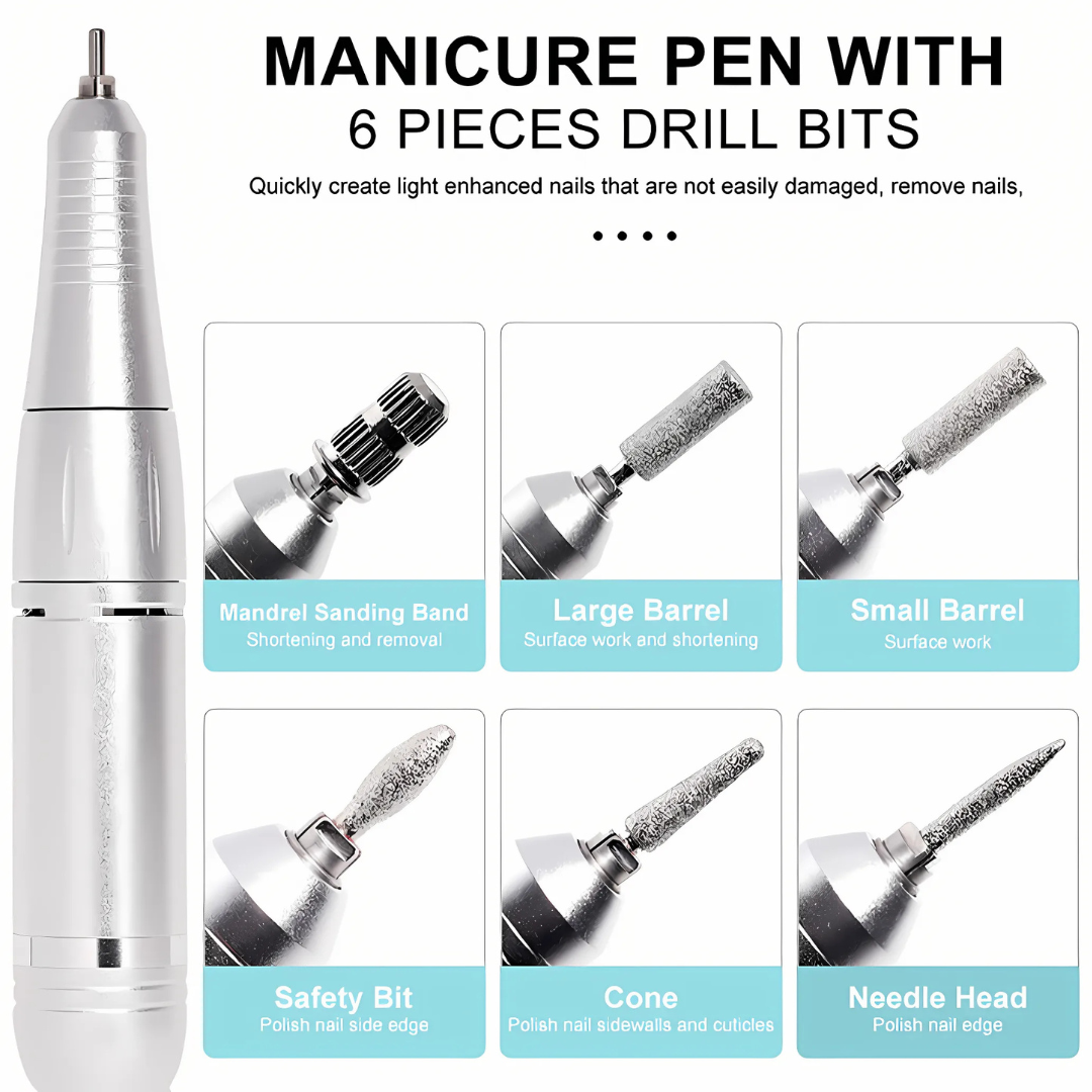 Oplaadbare elektrische nagelboor