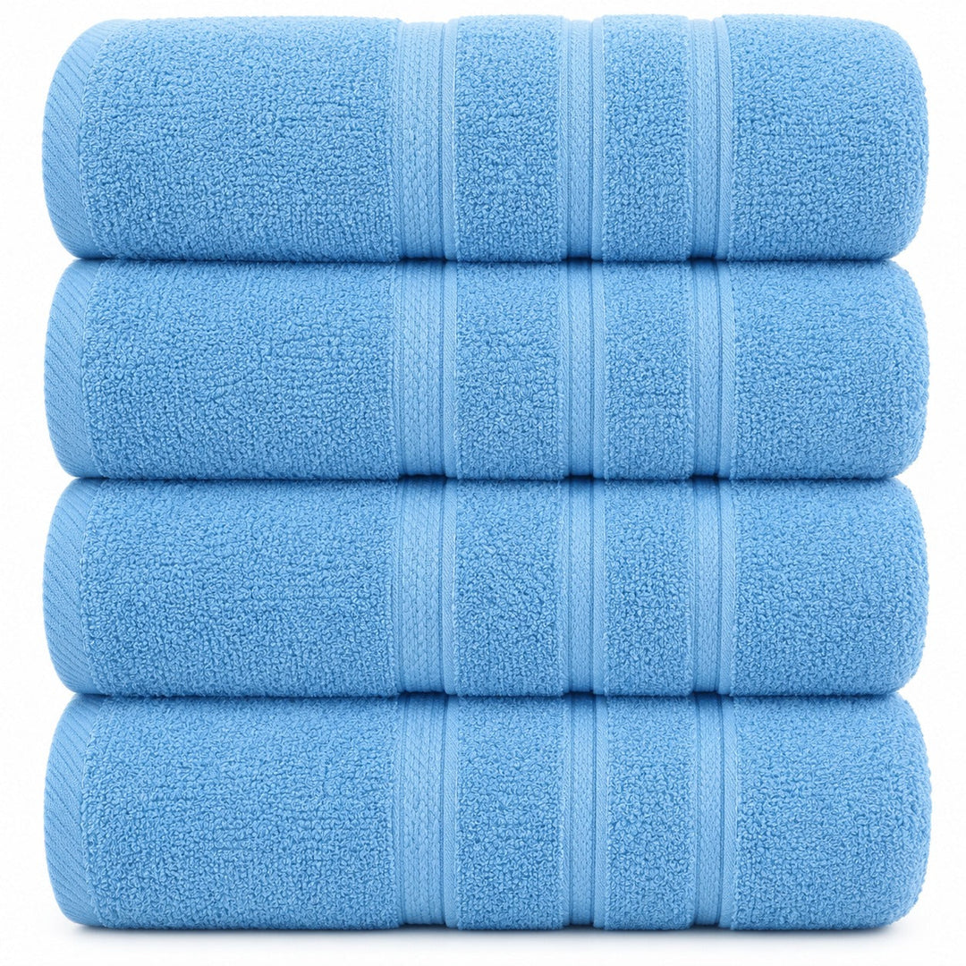 4-delige jumbo badhanddoekenset – sneldrogende handdoeken voor de badkamer