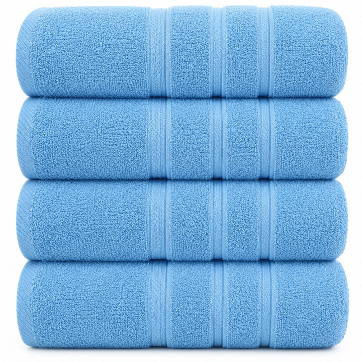 4-delige jumbo badhanddoekenset – sneldrogende handdoeken voor de badkamer
