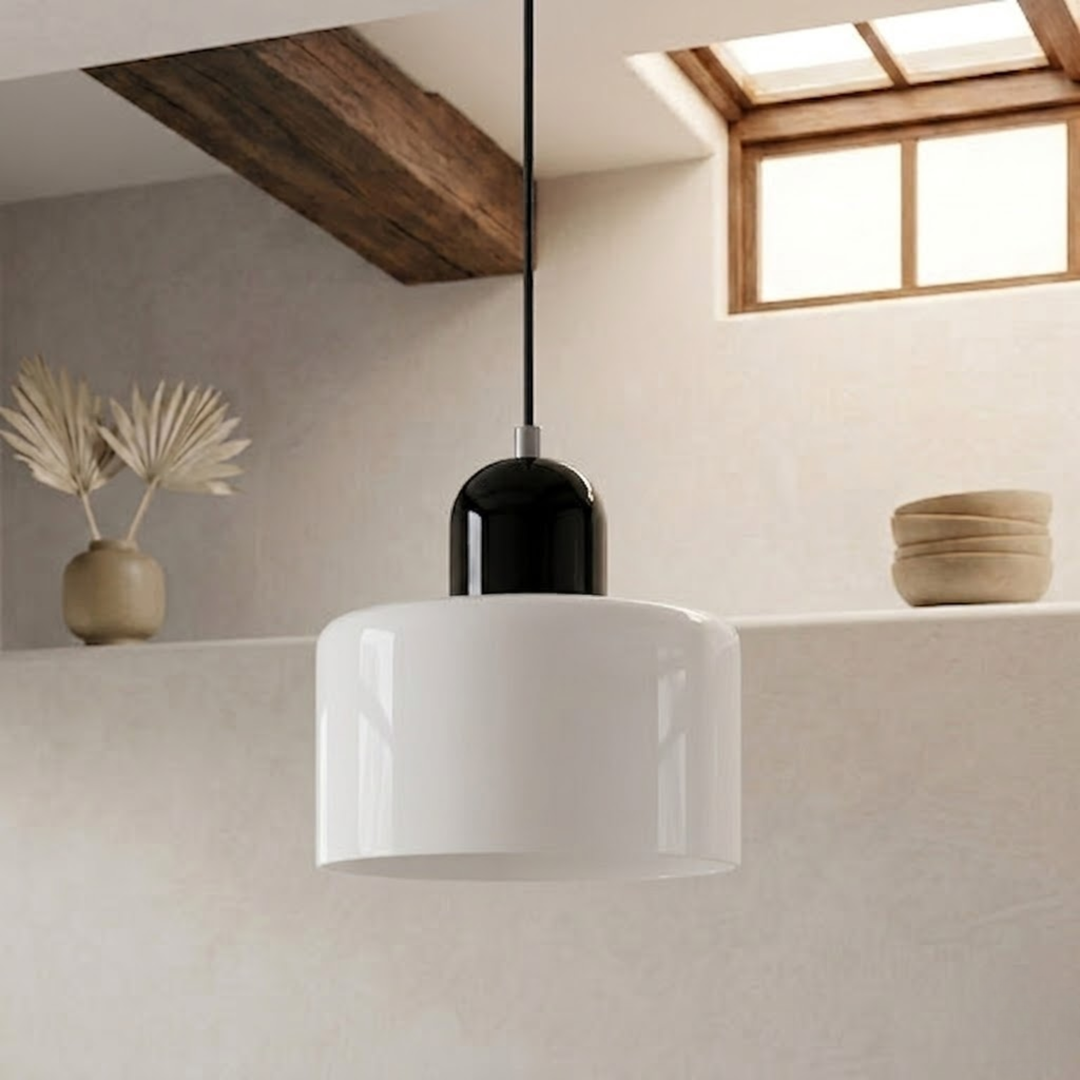 Ringhanglamp met uitgebreid halo-ontwerp