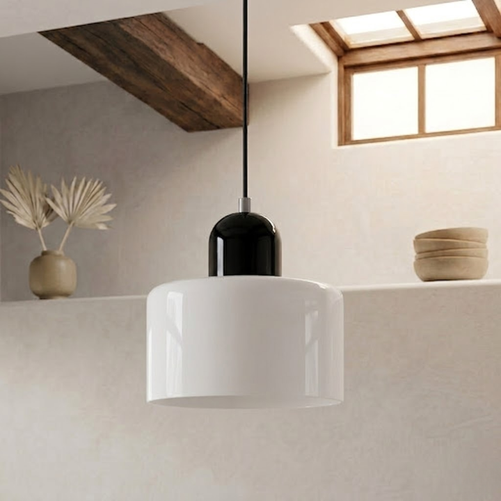 Ringhanglamp met uitgebreid halo-ontwerp