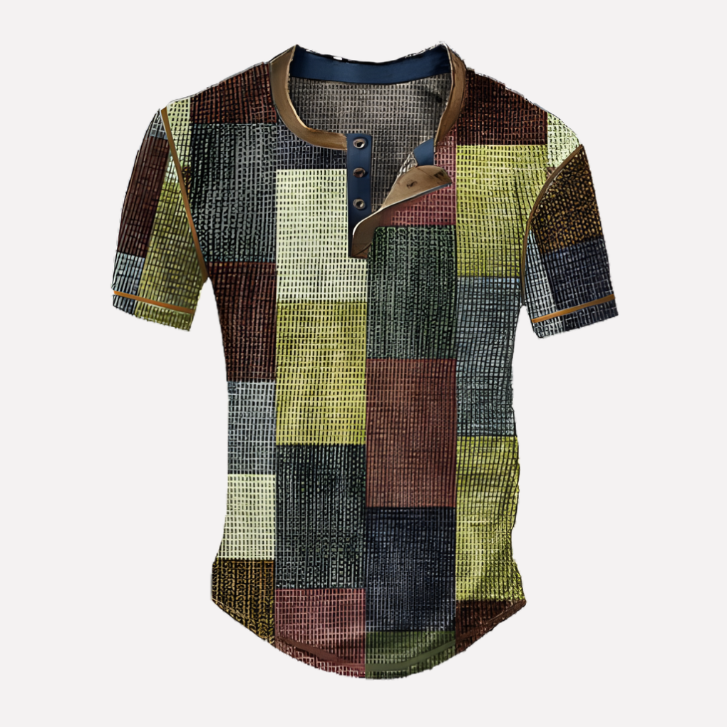 Heren Waffle Breisel Casual T-shirt