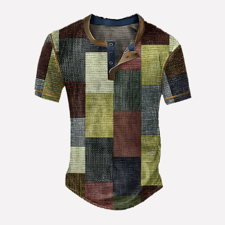 Heren Waffle Breisel Casual T-shirt